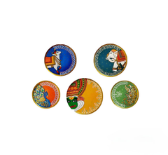 Culture Pack of 5 Wall Plates