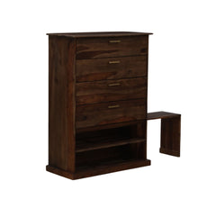 Luxe Wooden 6-Tier Shoe Cabinet