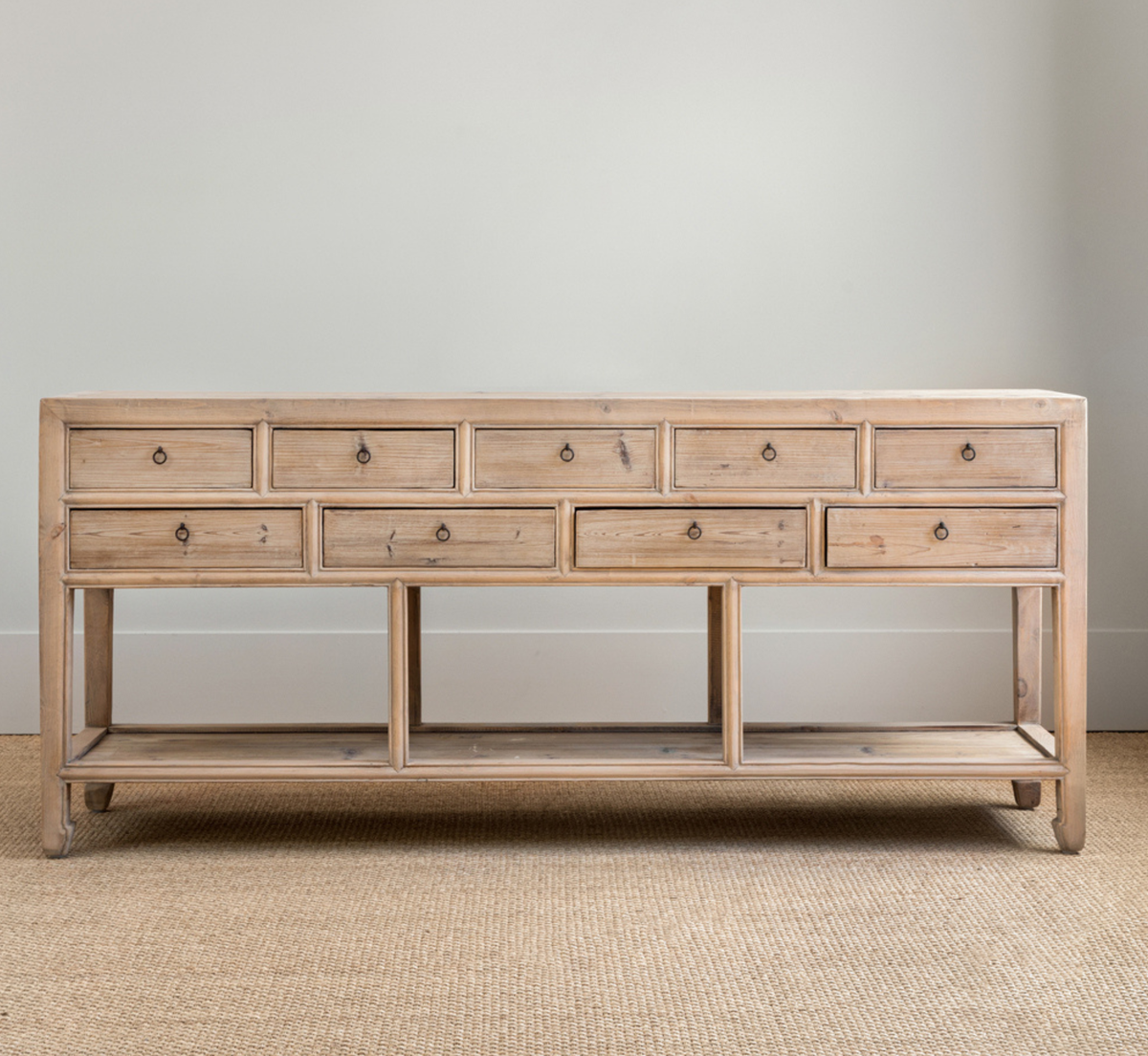 Aarna 7FT Wide Storage Console Table