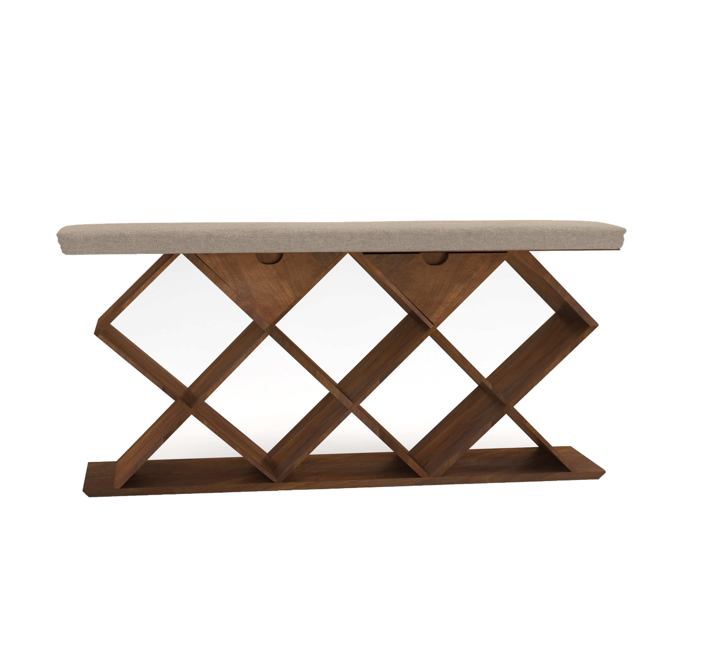 Elevate Wooden Shoe Rack with Seating