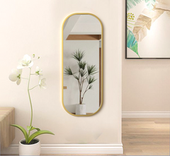 Capsule Metal Wall Mirror