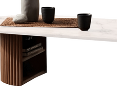 Sloan Marble-Top Storage Centre Table