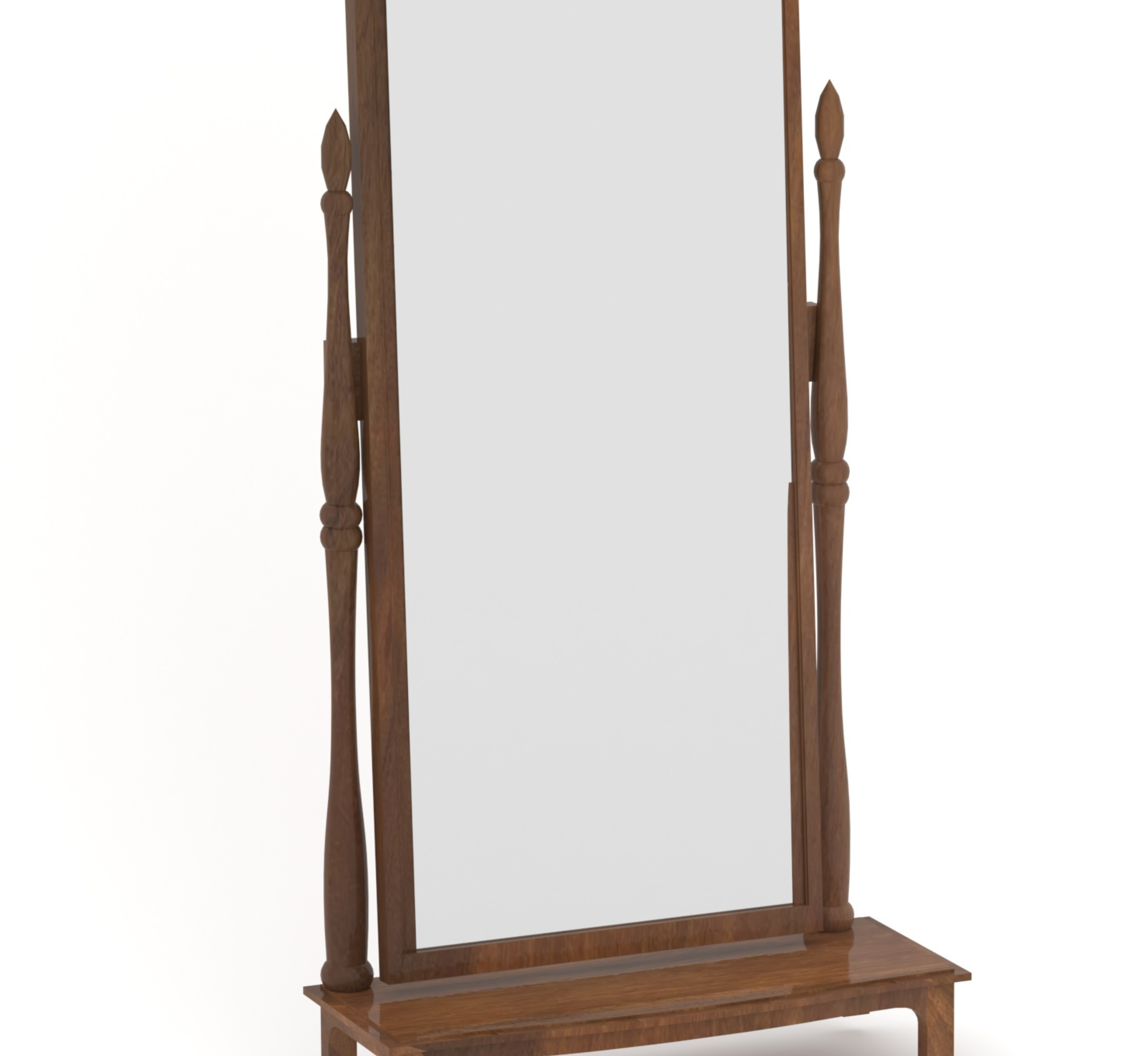 Anaya Wooden Full-Length Cheval Mirror