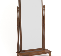 Anaya Wooden Full-Length Cheval Mirror