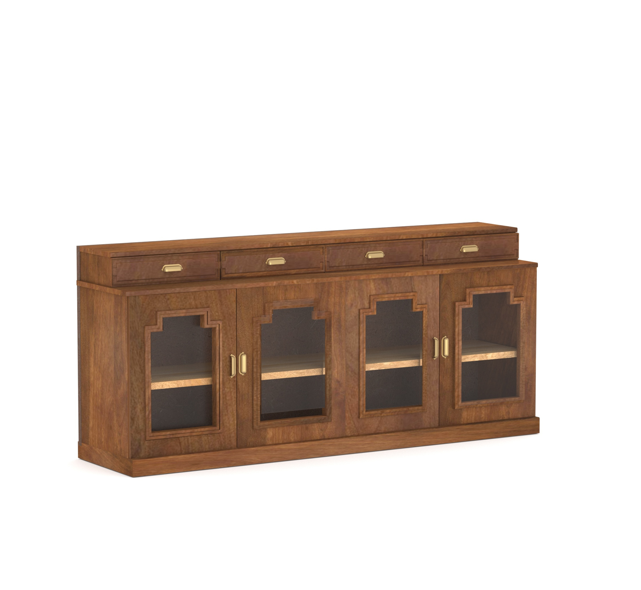 Sylvan Wooden 70" Crockery Cabinet