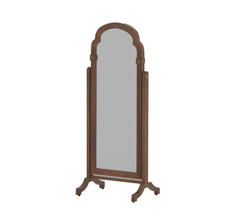 Jharokha Wooden Full-Length Cheval Mirror