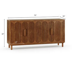 Aamna Wooden 70" Sideboard