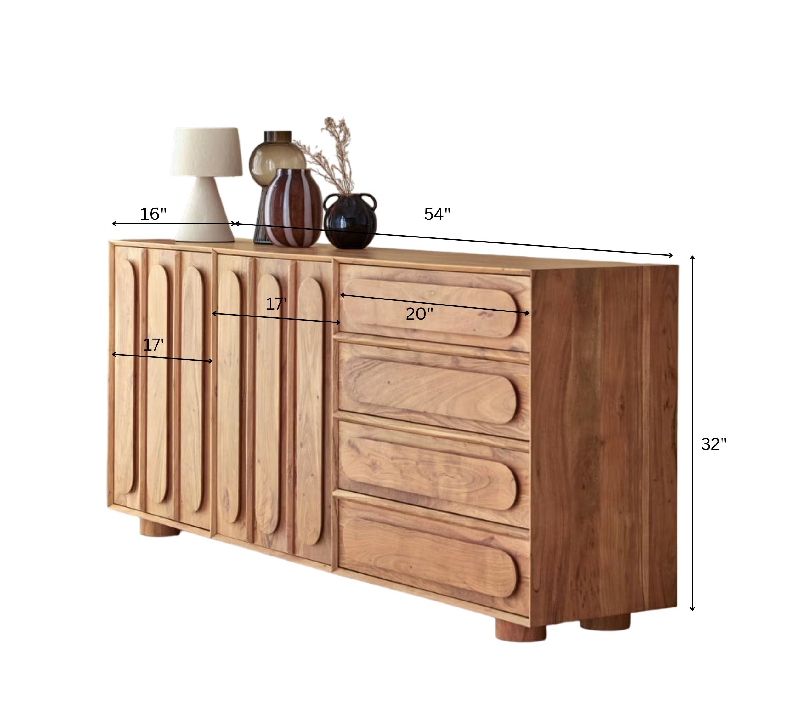 Maan Wooden 4.5FT Console