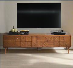 Aks Wooden 6FT TV Console