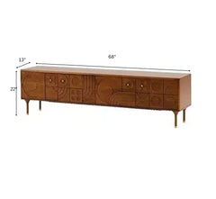 Aks Wooden 6FT TV Console