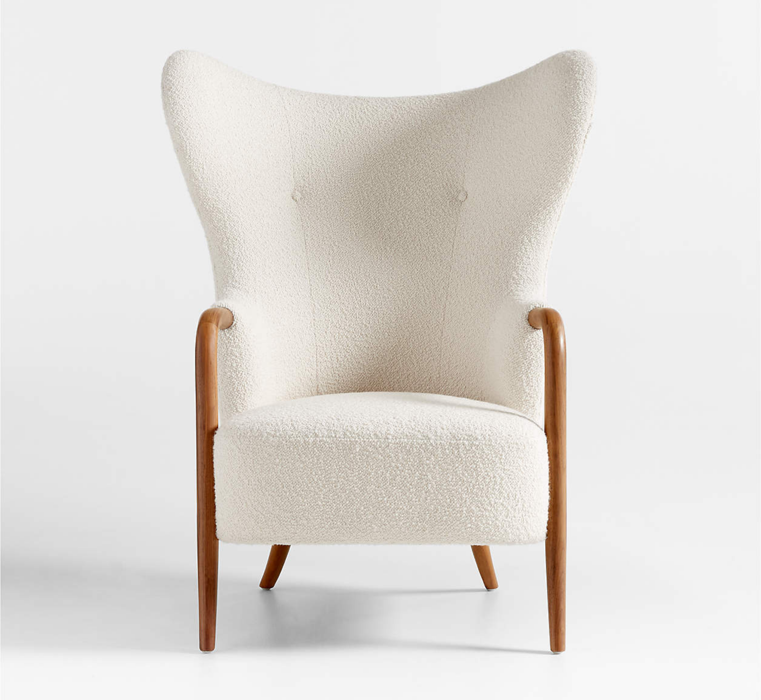 Aks Plush High-Back Armchair