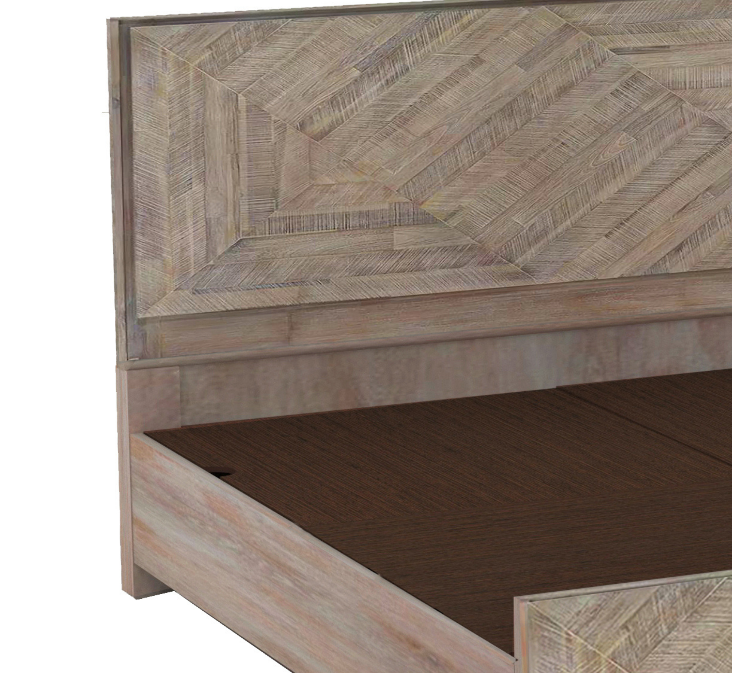 Parque 100% Solid Wood Bed