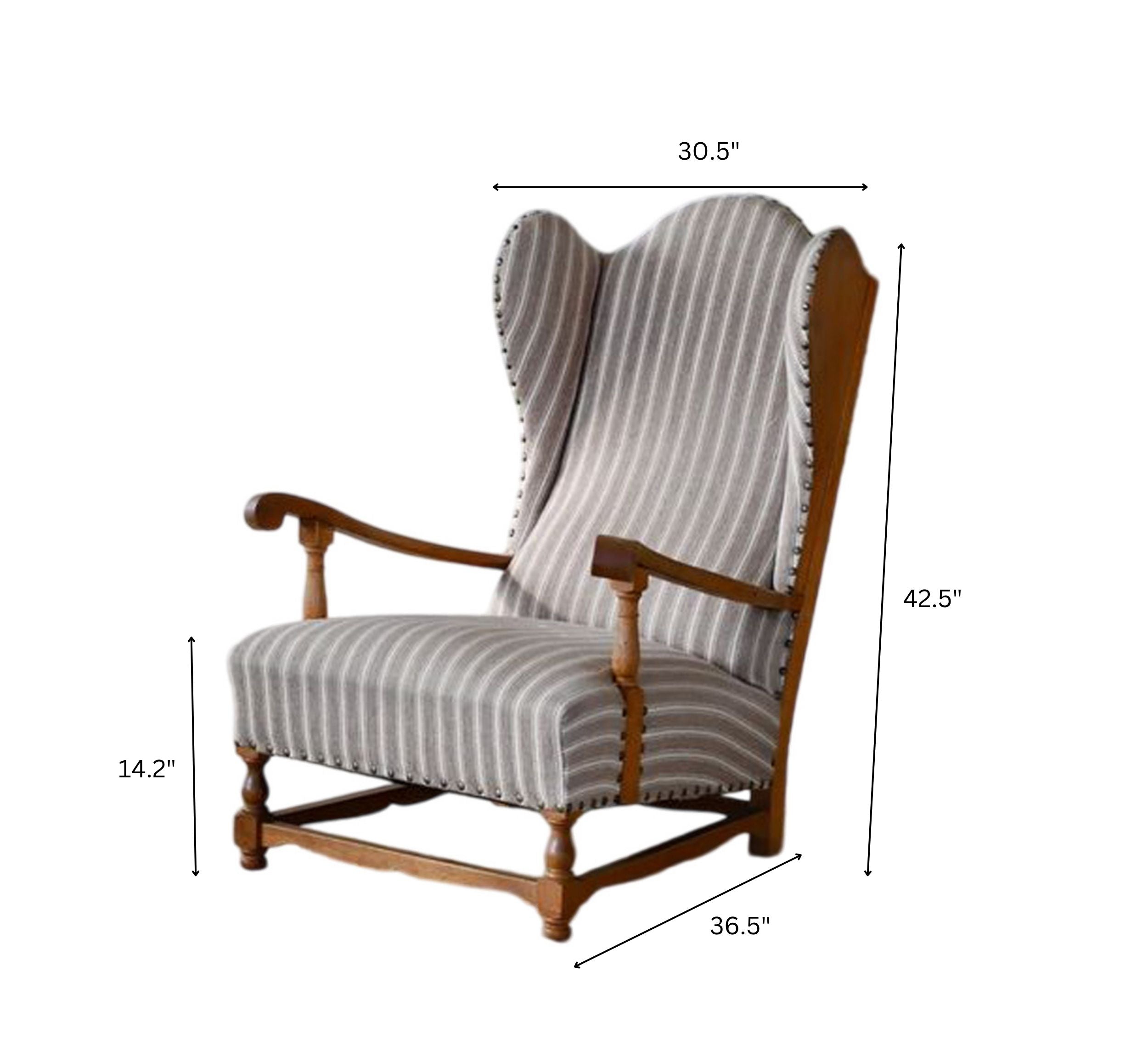 Ehan Plush Wing Chair