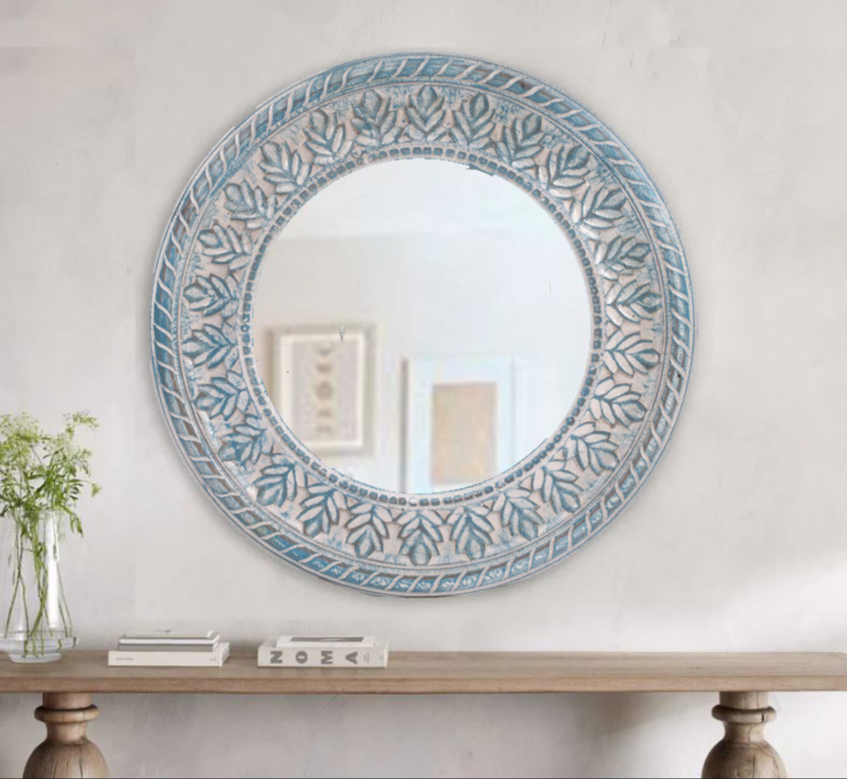 Aakrit Wooden Wall Mirror