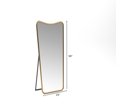 Amour Metal Floor Mirror with Stand