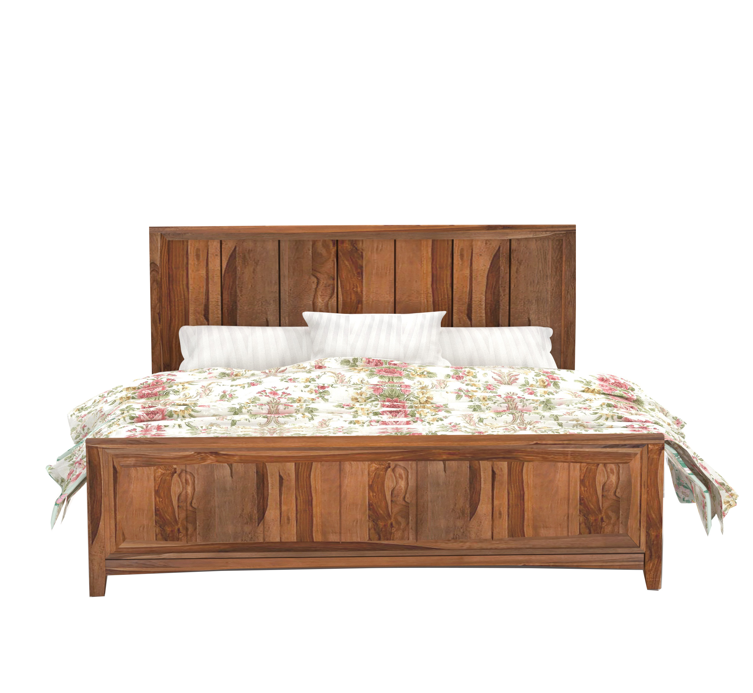 Mile 100% Solid Wood Bed