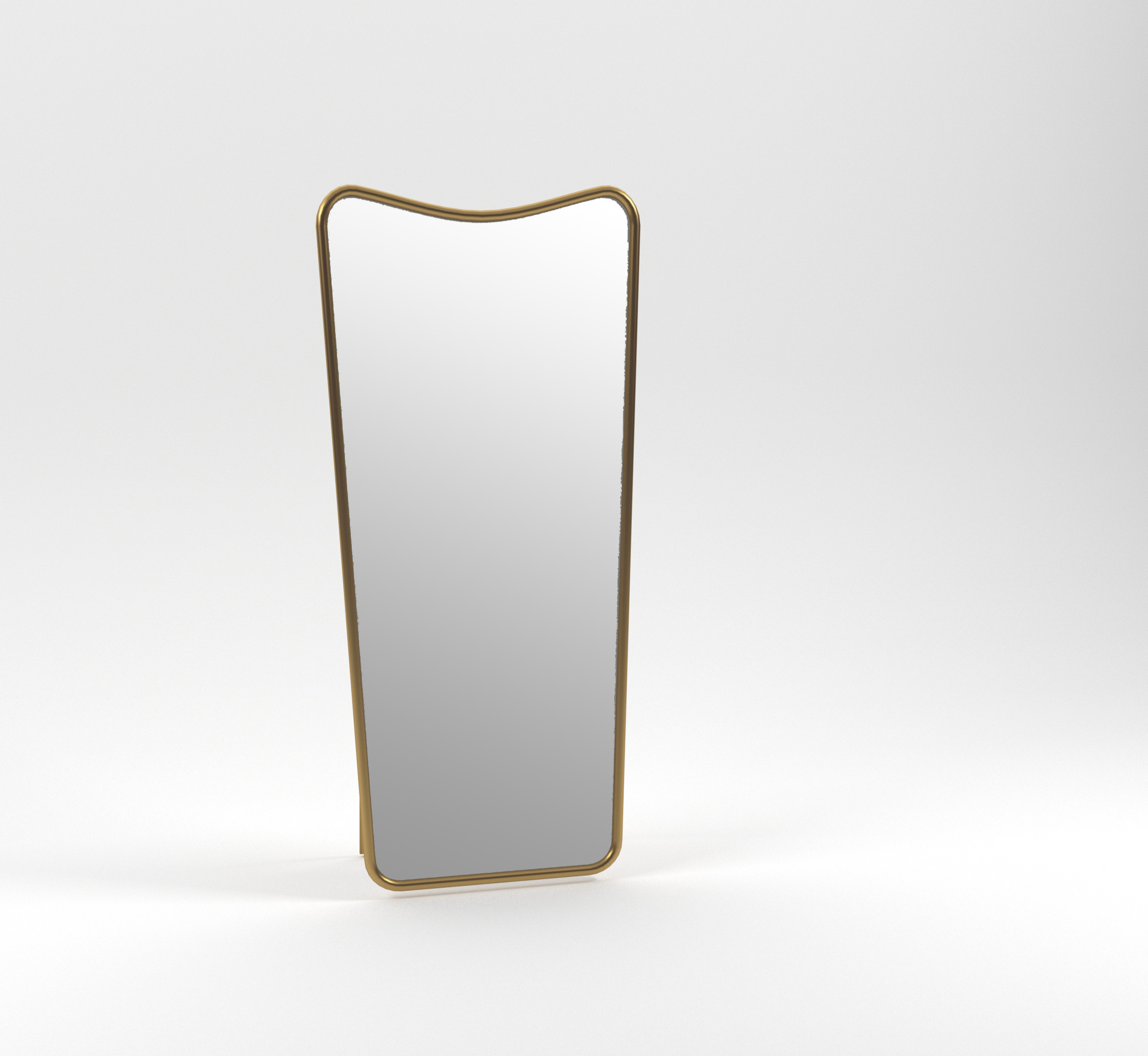 Amour Metal Floor Mirror with Stand