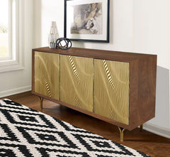 Eclectic Wooden 70" Sideboard