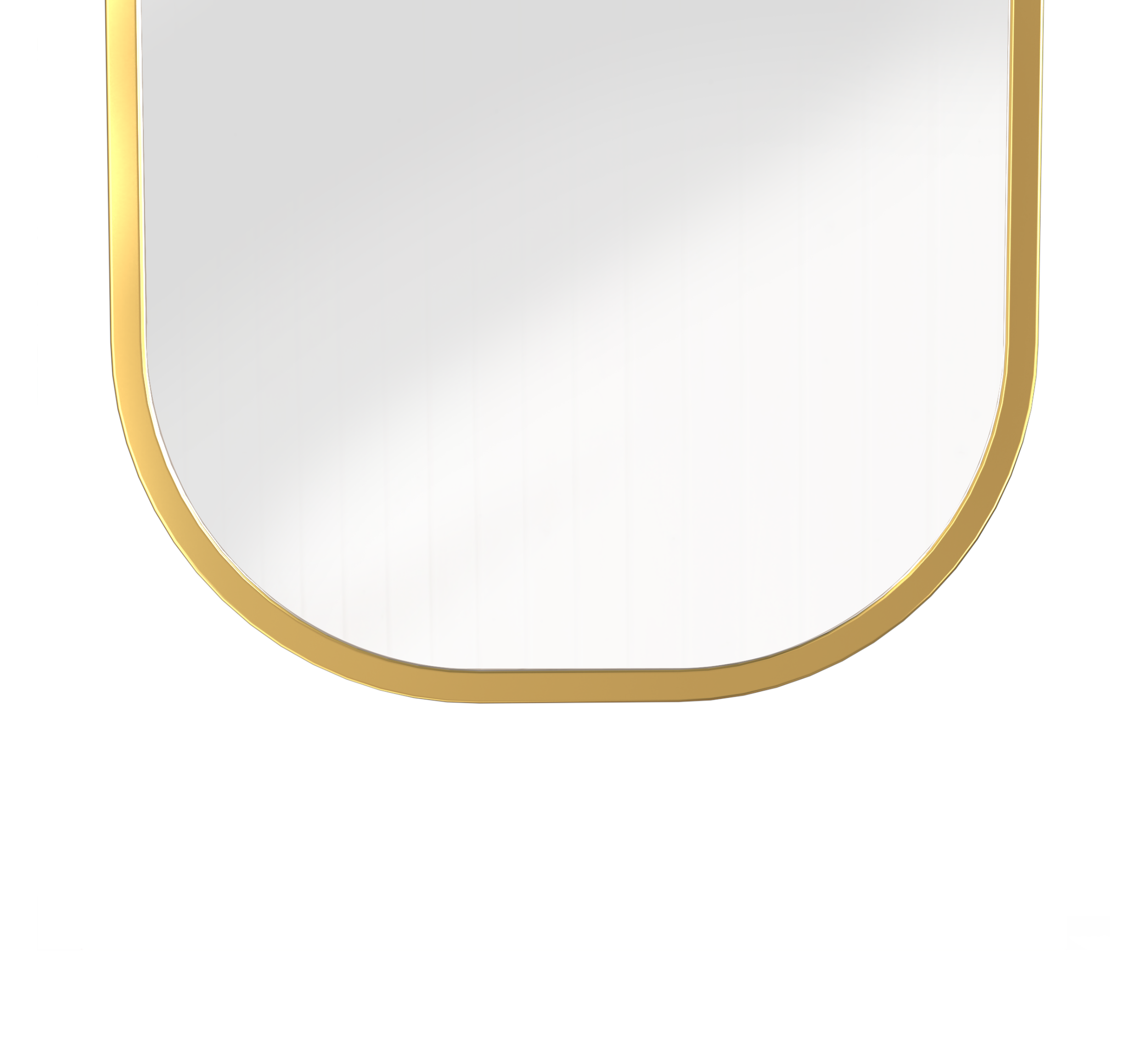 Capsule Metal Wall Mirror