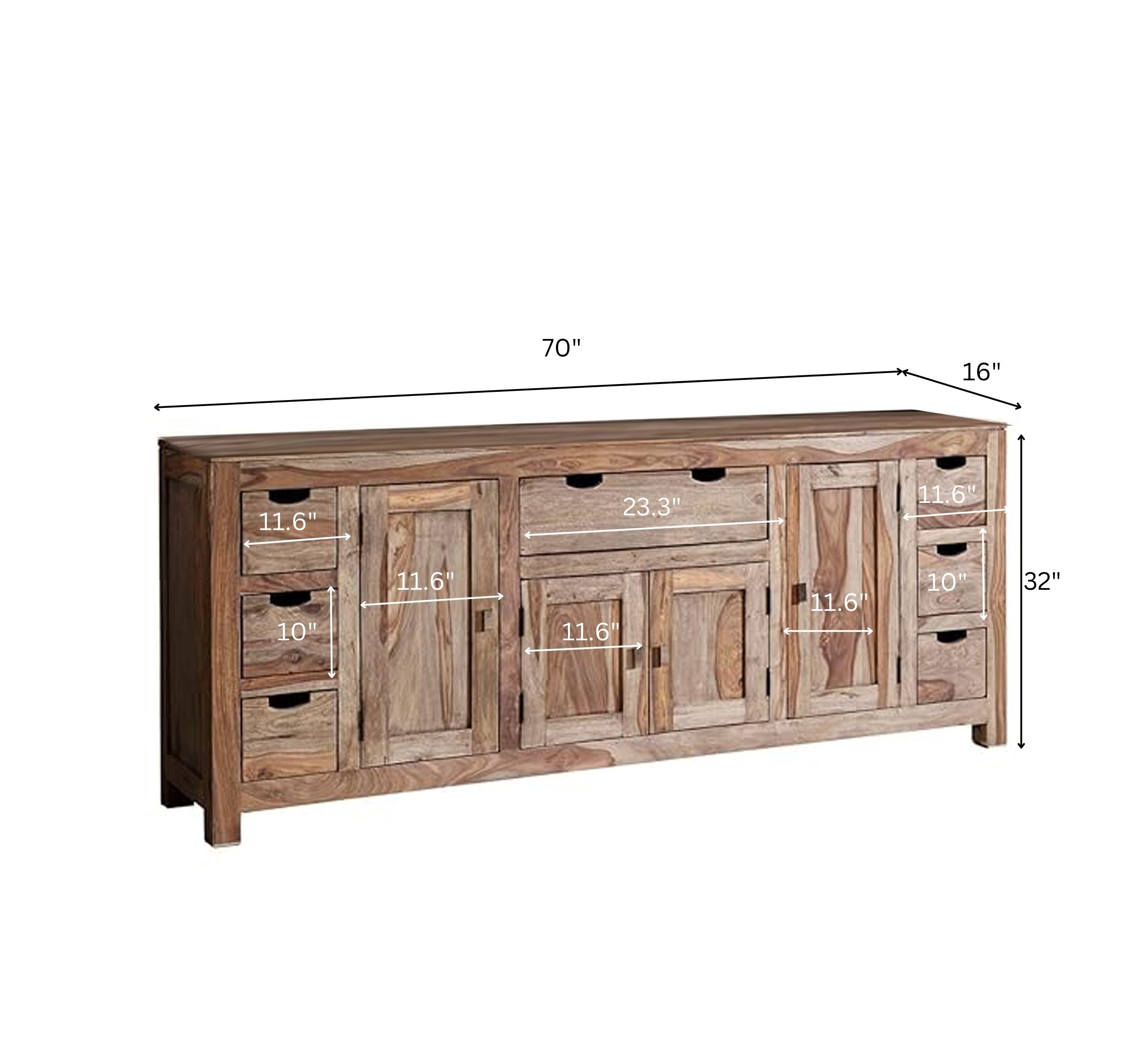 Sonora Wooden 6FT Console