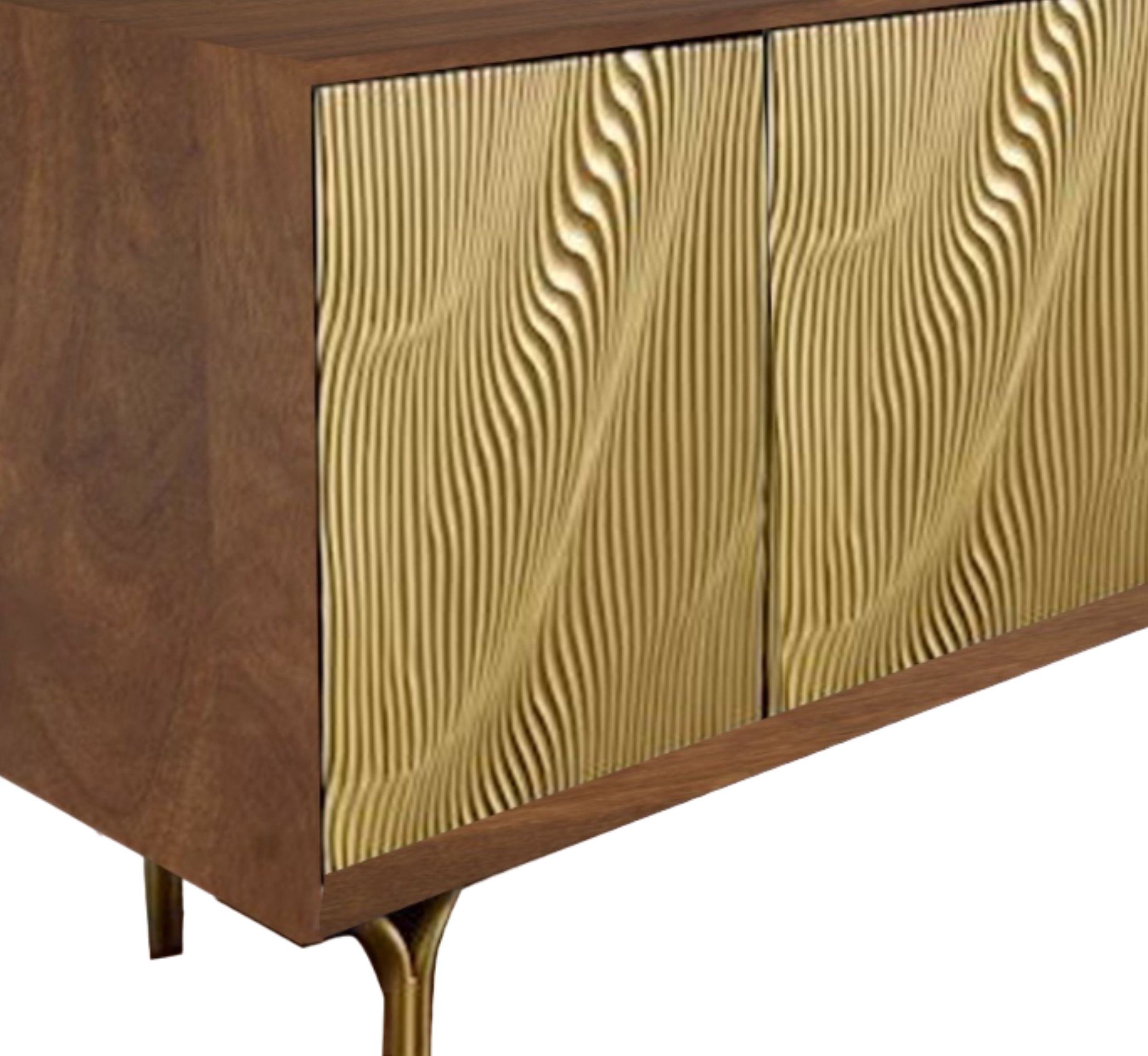 Eclectic Wooden 70" Sideboard