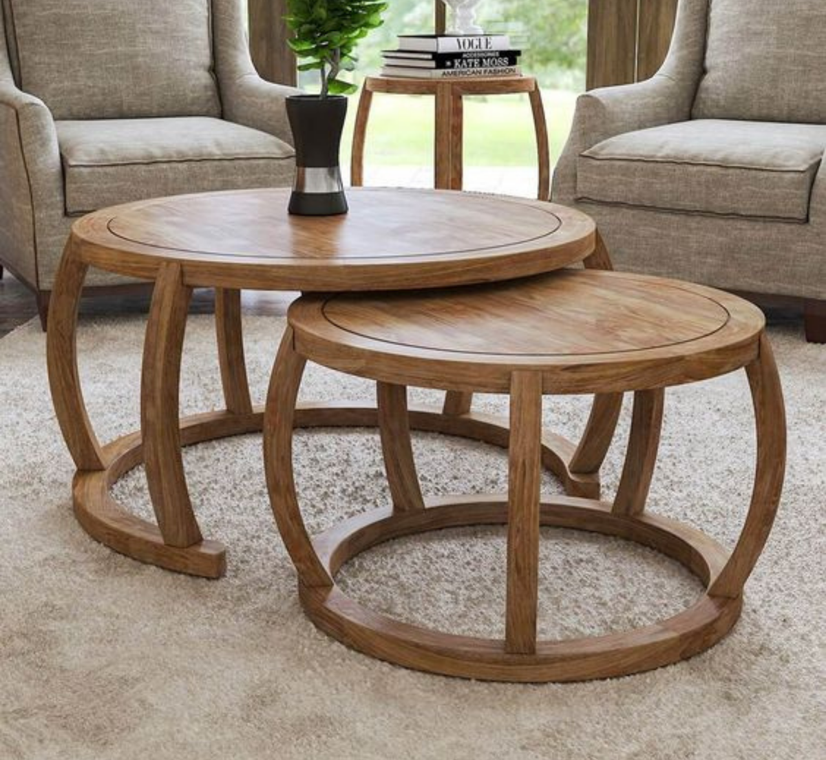 Ark Wooden Nesting Centre Tables