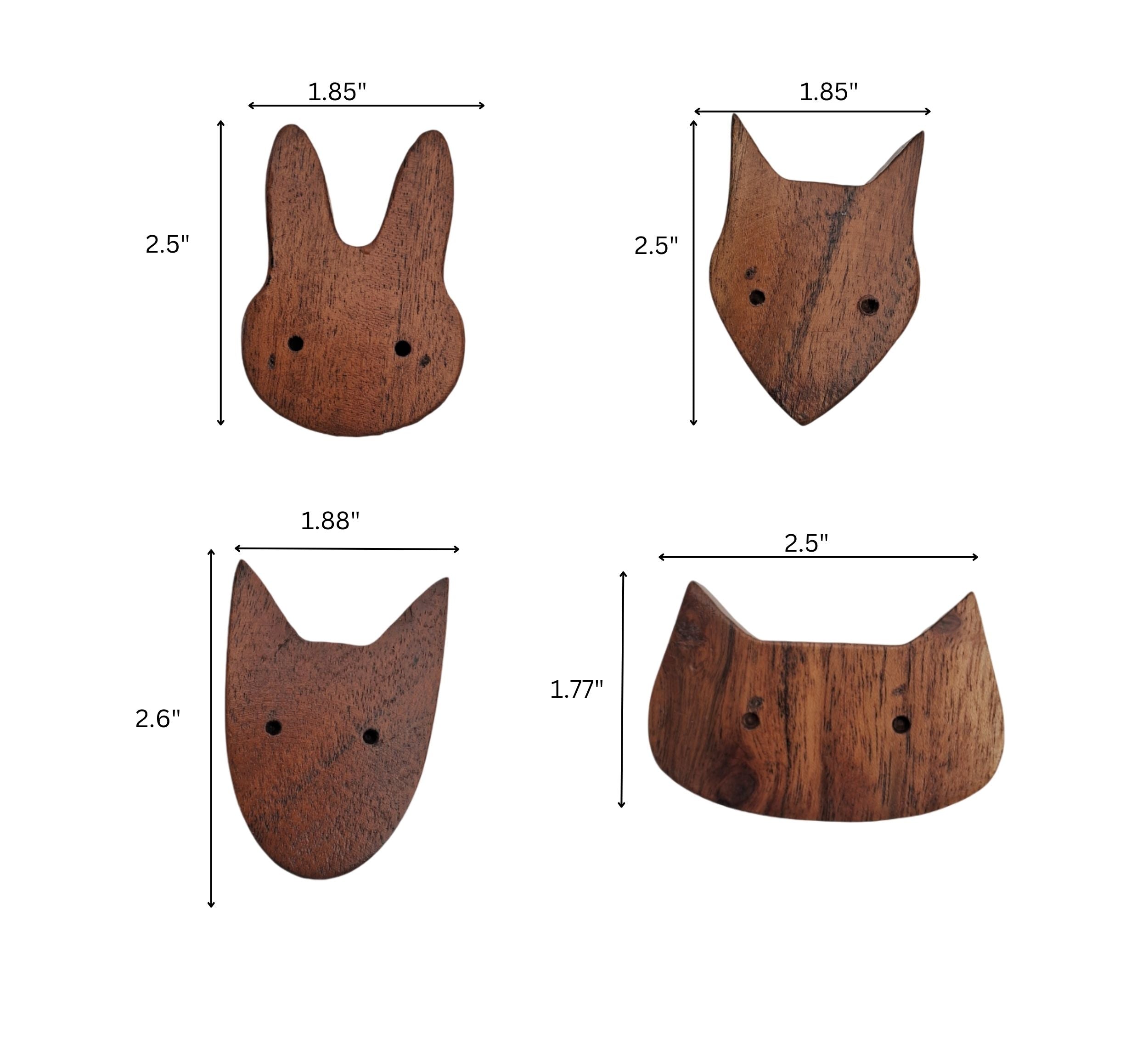 Fauna Multi-Pin Wall Hooks