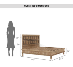 Felicity 100% Solid Wood Bed