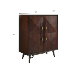 Amaan 42" Wooden Bar Cabinet