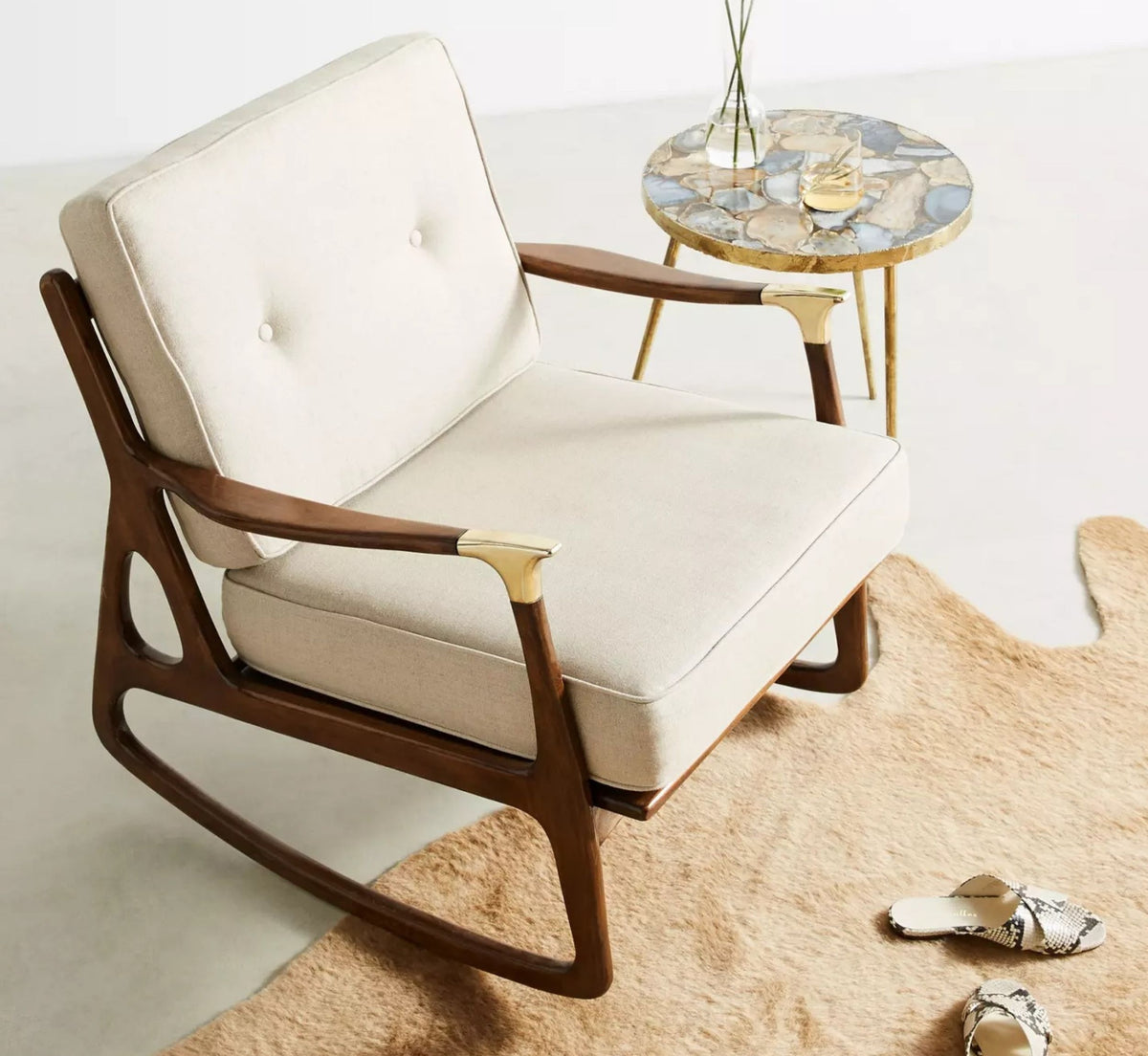 Soho Plush Rocking Chair