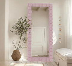 Alchemy Wooden 6FT Mirror_Pink