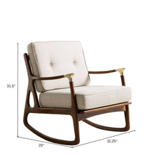 Soho Plush Rocking Chair