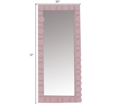 Alchemy Wooden 6FT Mirror_Pink