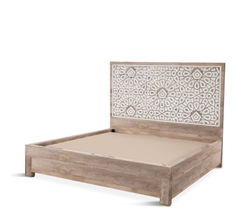 Aakrit 100% Solid Wood Bed