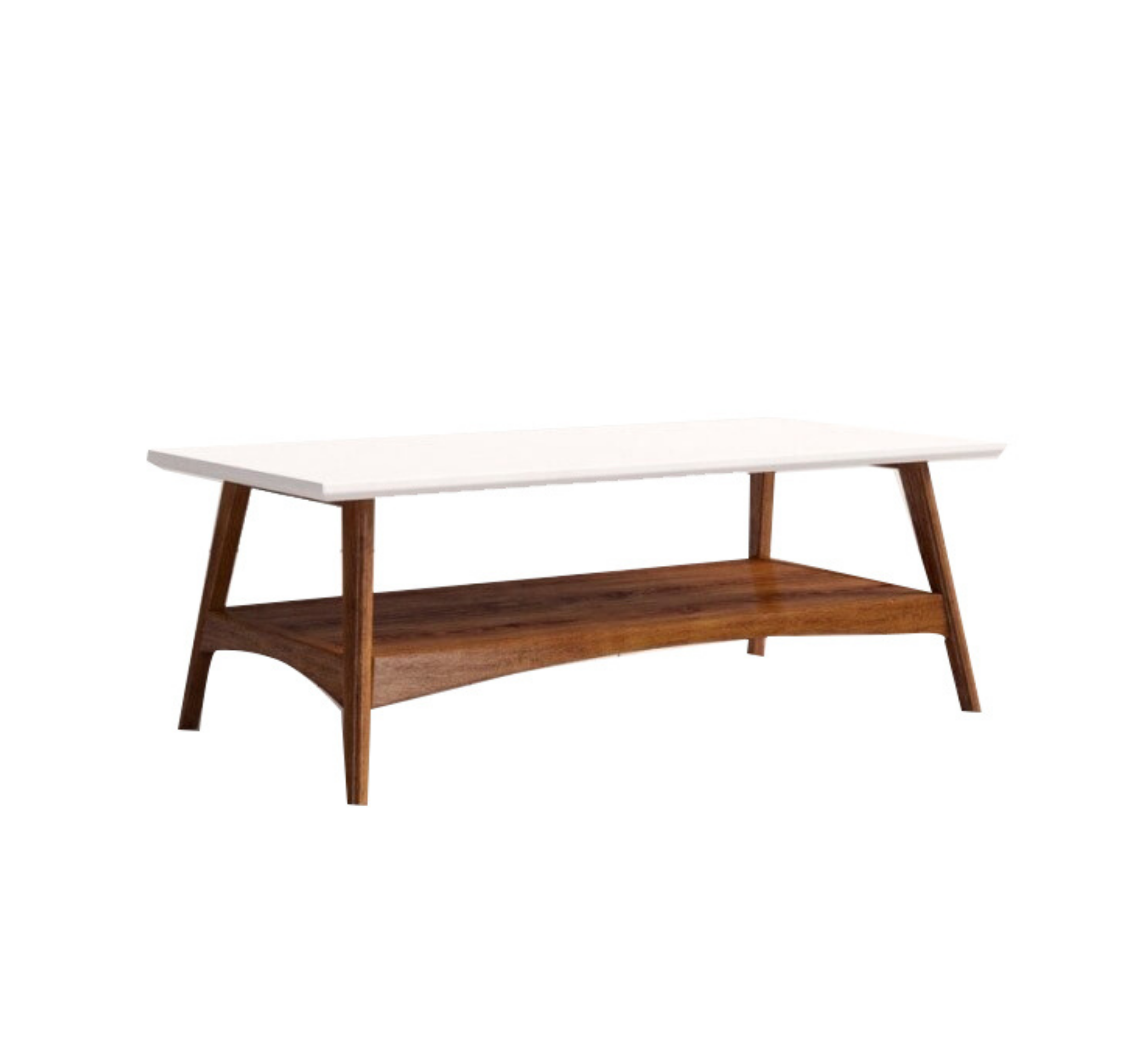 Iksha Wooden 2-Tier Centre Table