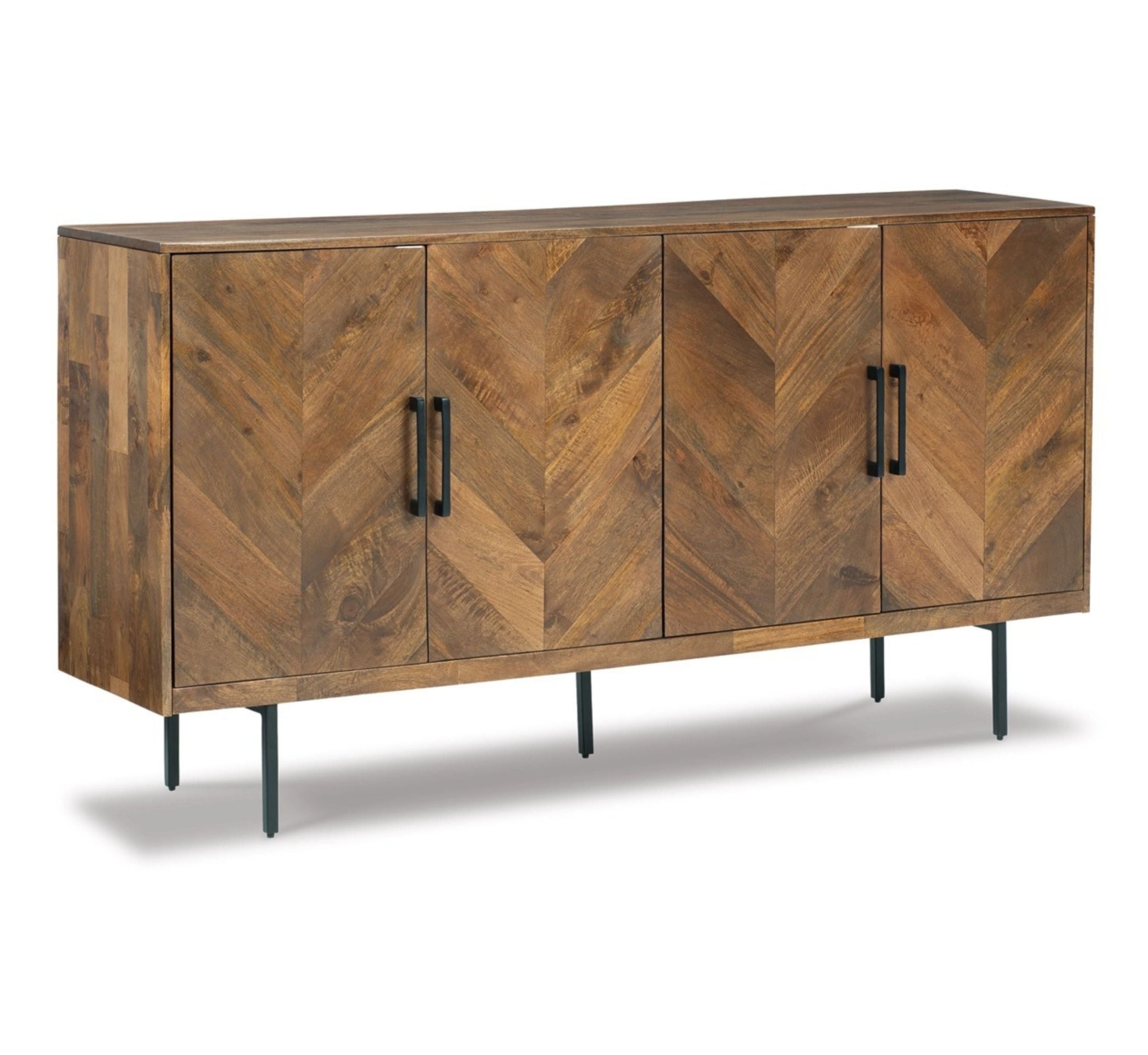 Chevron Wooden 6FT Console