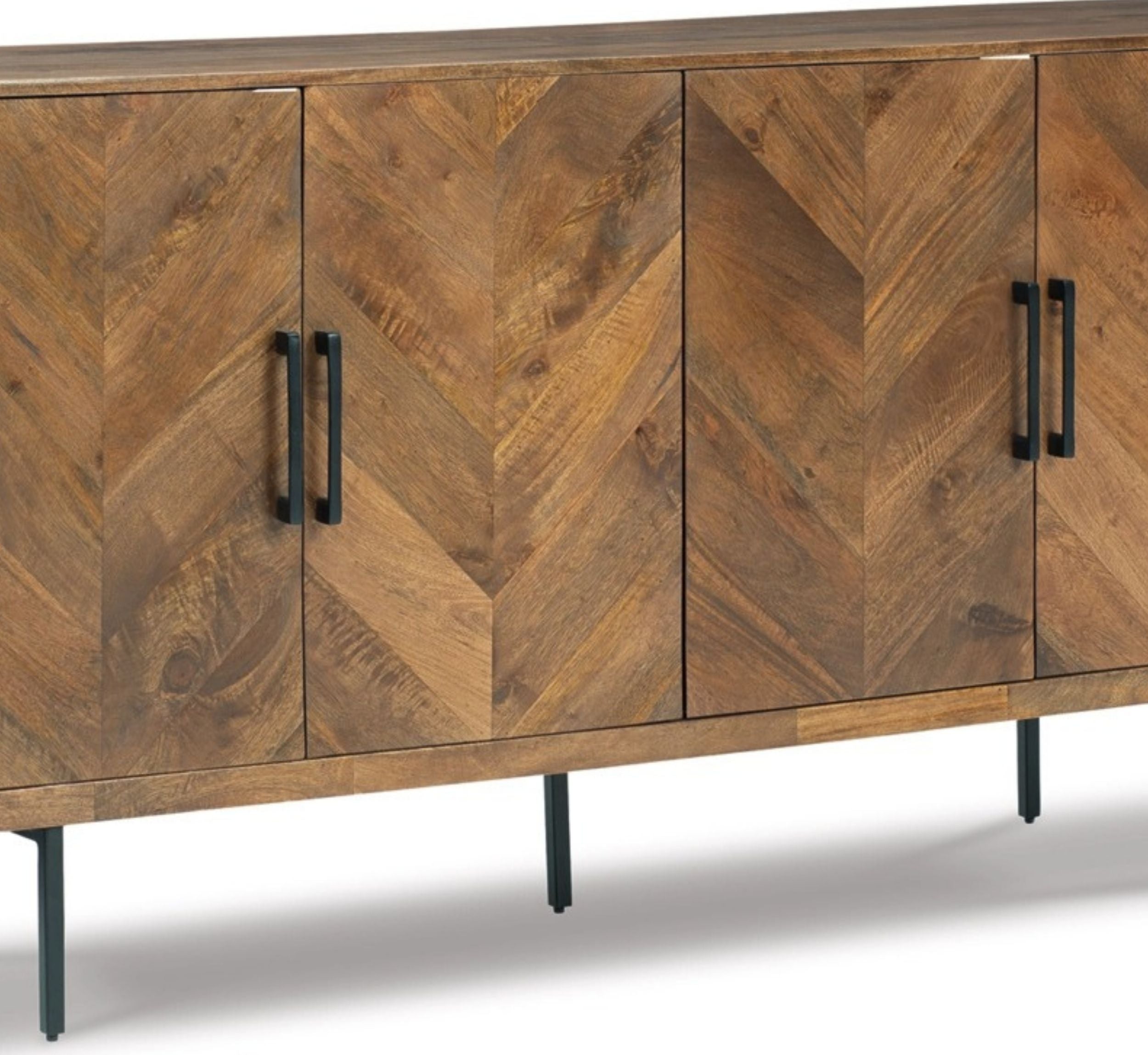 Chevron Wooden 6FT Console