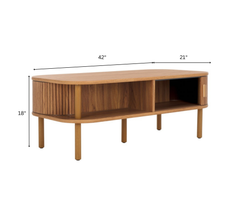 Kram Wooden Storage Centre Table