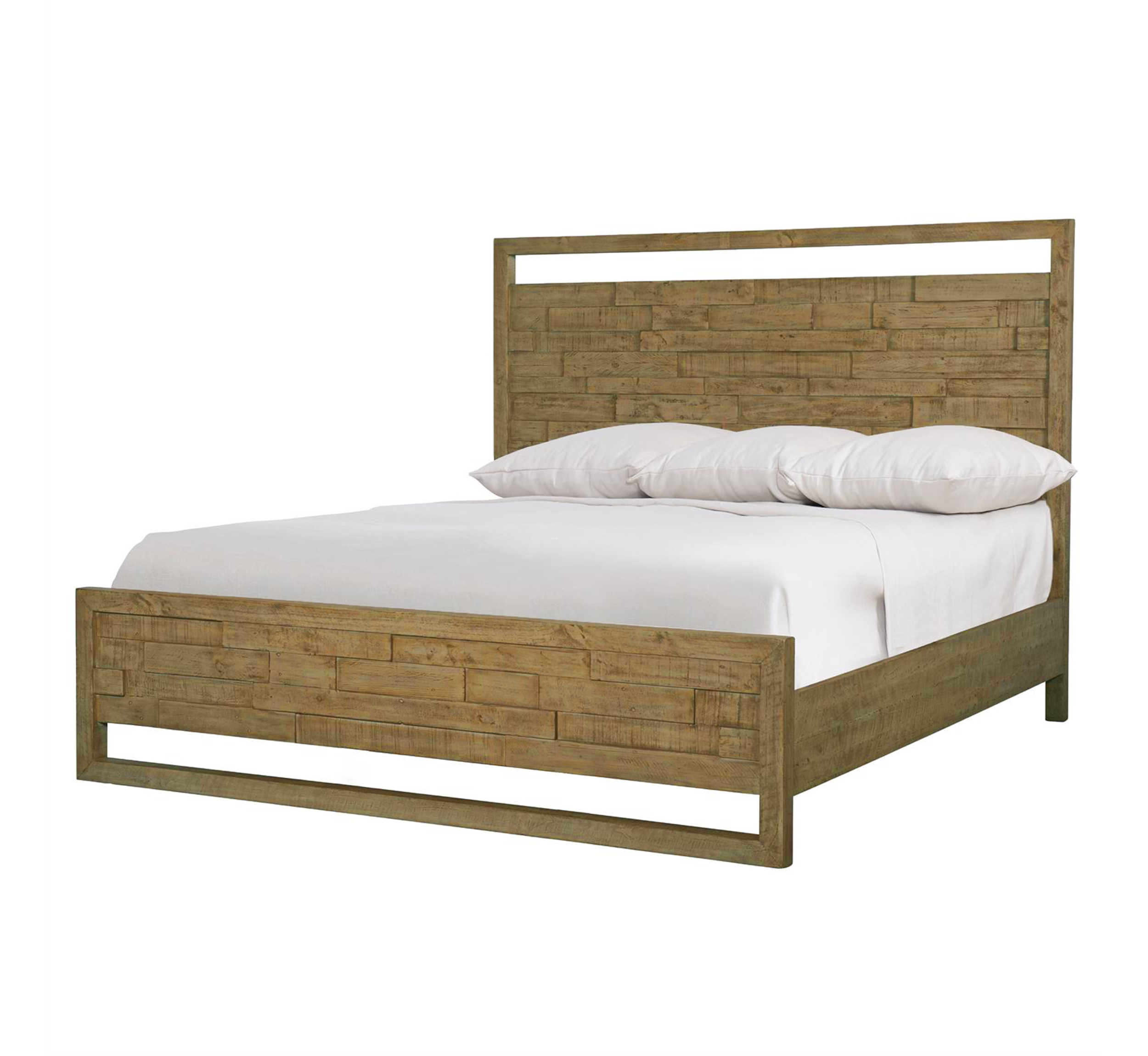 Vyut 100% Solid Wood Bed