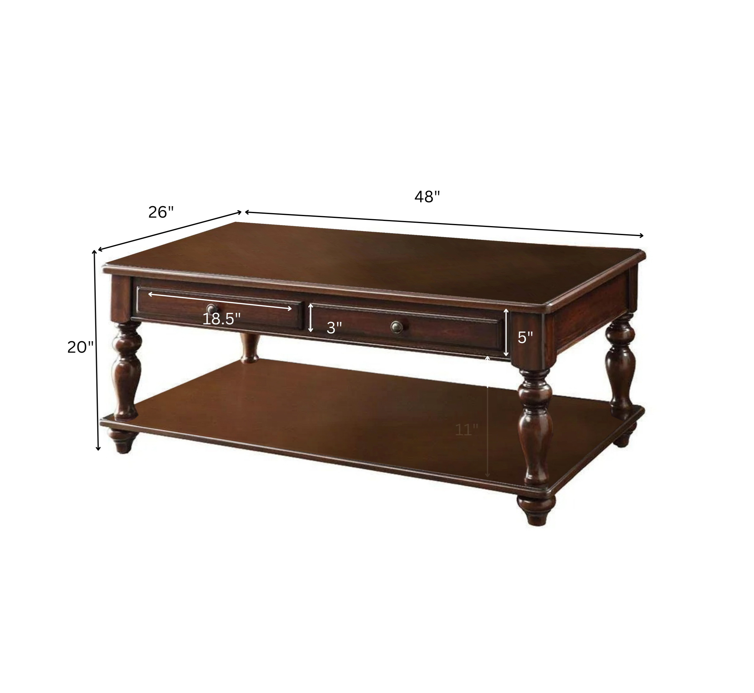 Amaan Wooden Lift-top Storage Centre Table