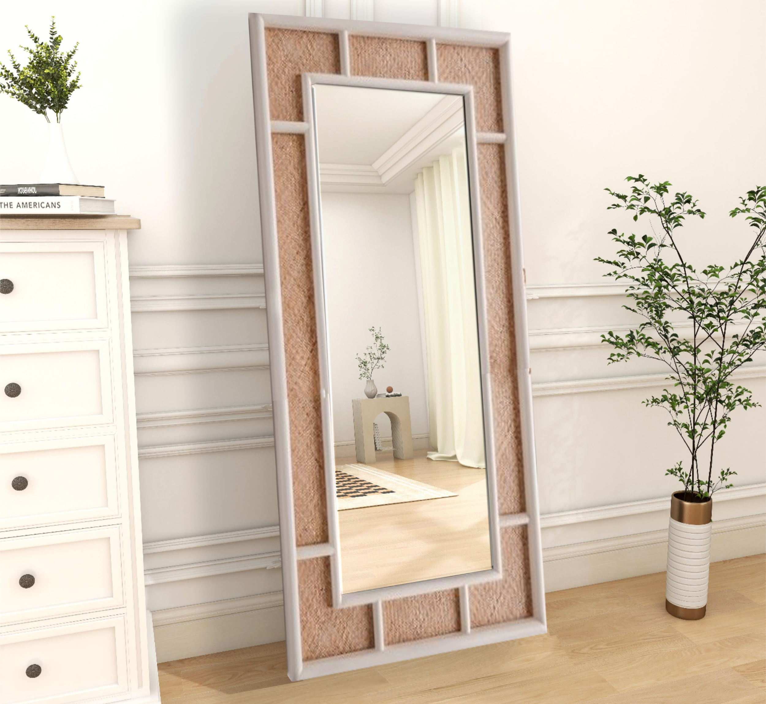 Vyut Wooden 6FT Mirror