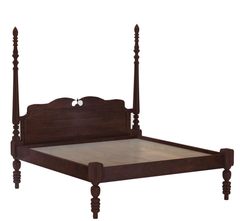 Iksha 100% Solid Wood Poster Bed