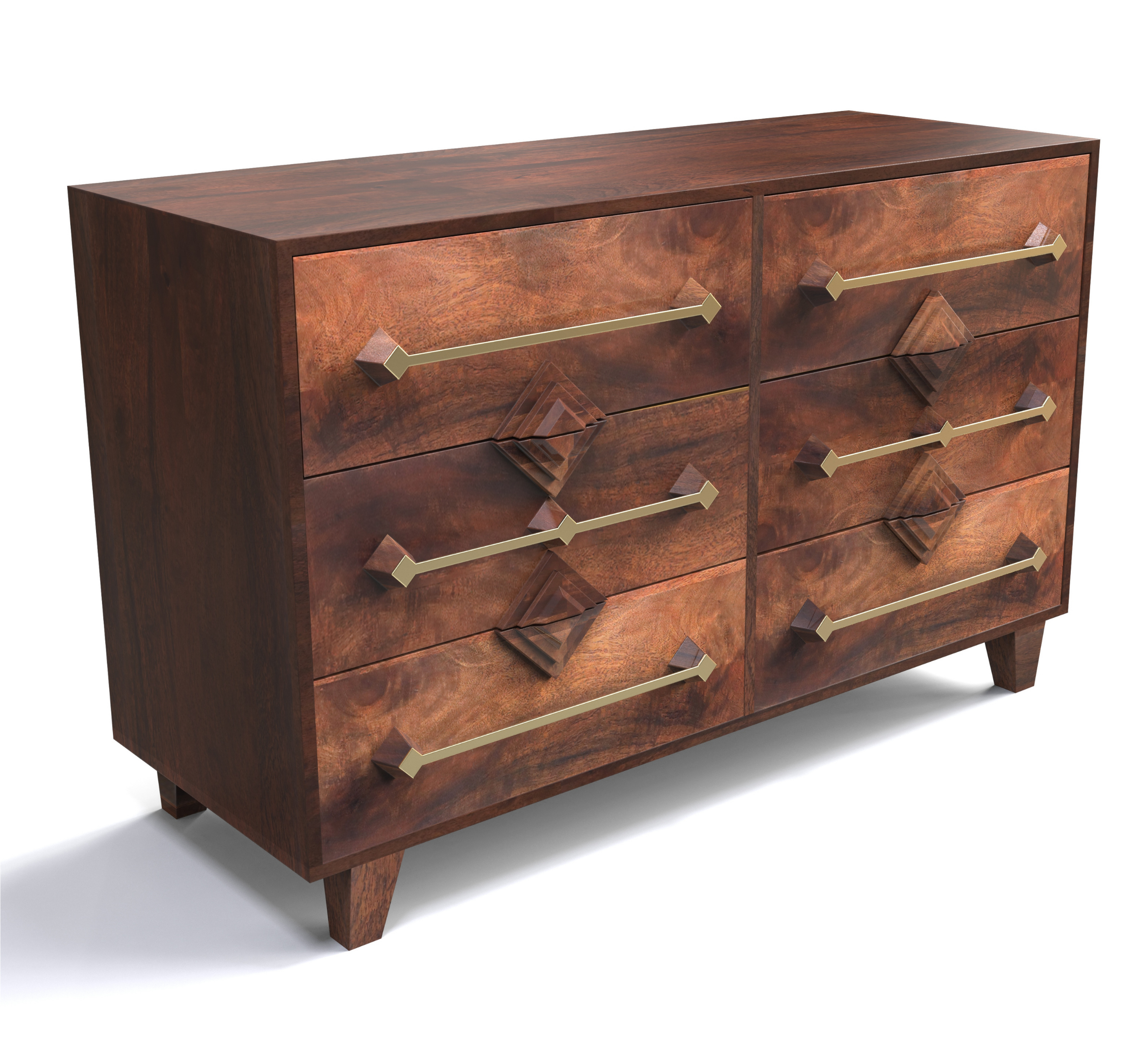 Luxe Wooden Chest of Drawers