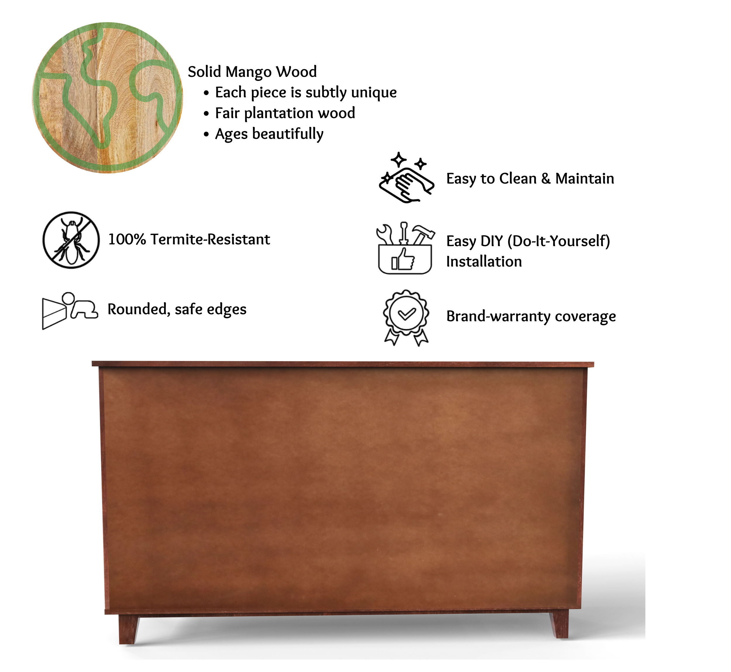 Ethan Wooden 54" Sideboard