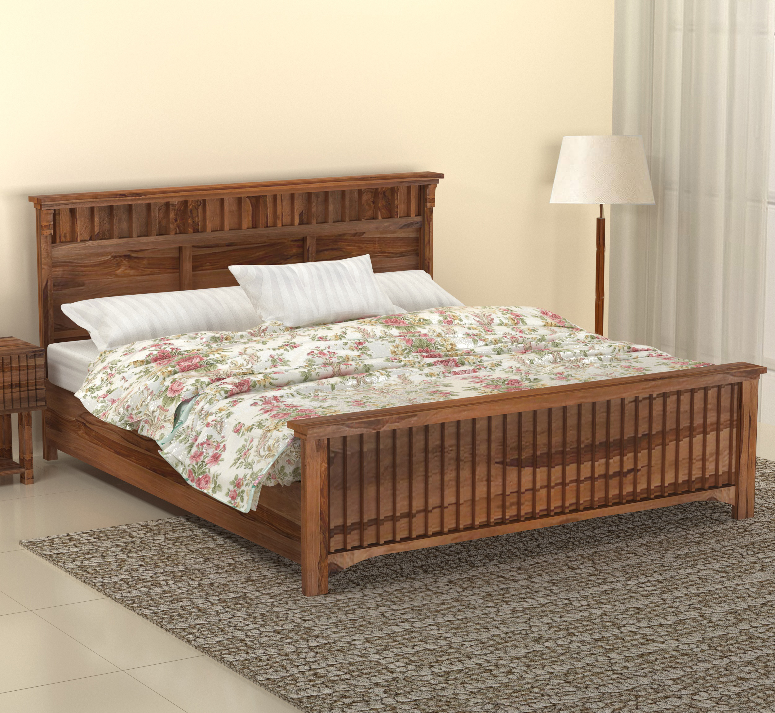 Amara 100% Solid Wood Bed