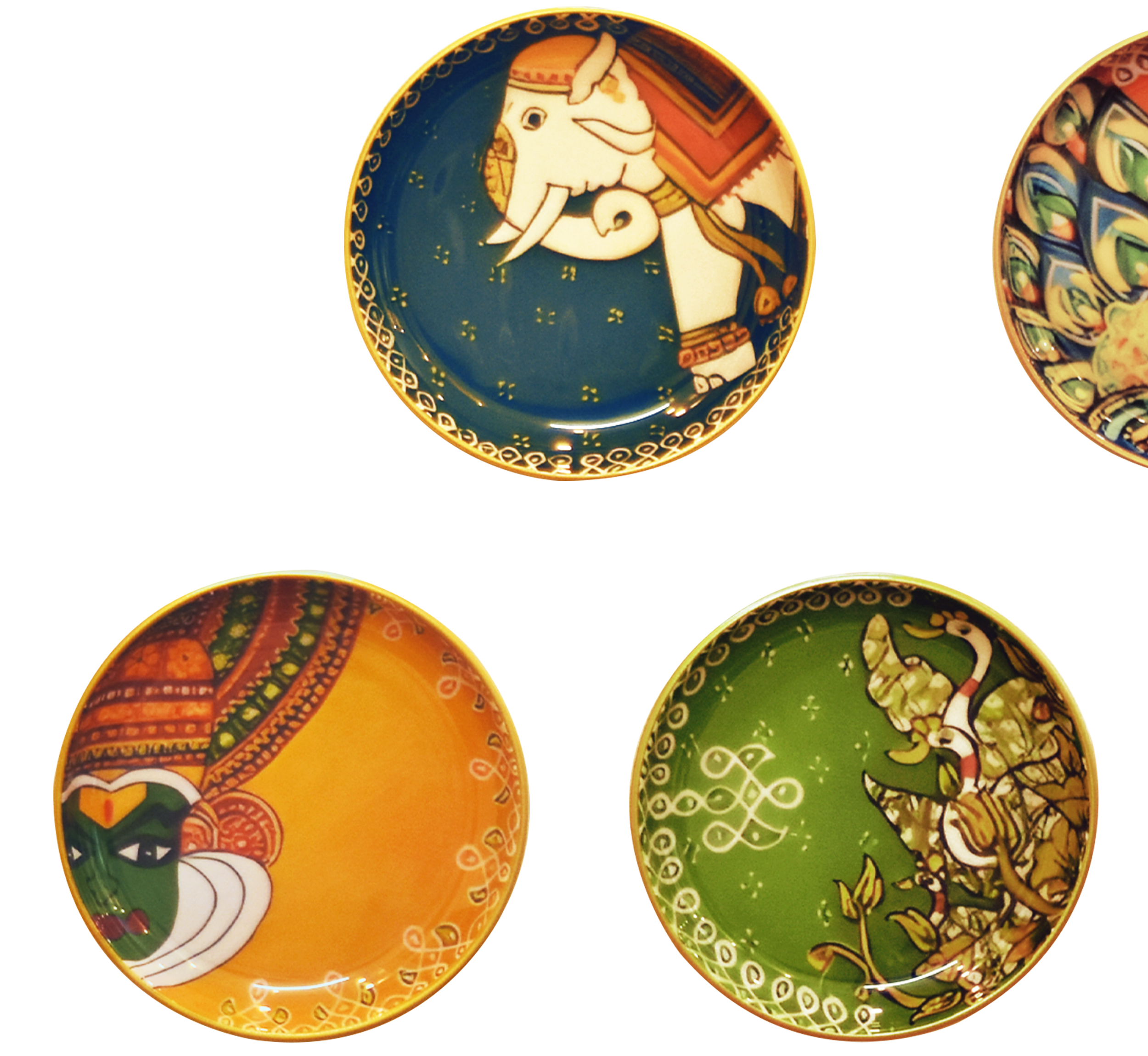 Culture Pack of 5 Wall Plates