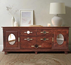 Mirror Accent 54" Wooden Sideboard