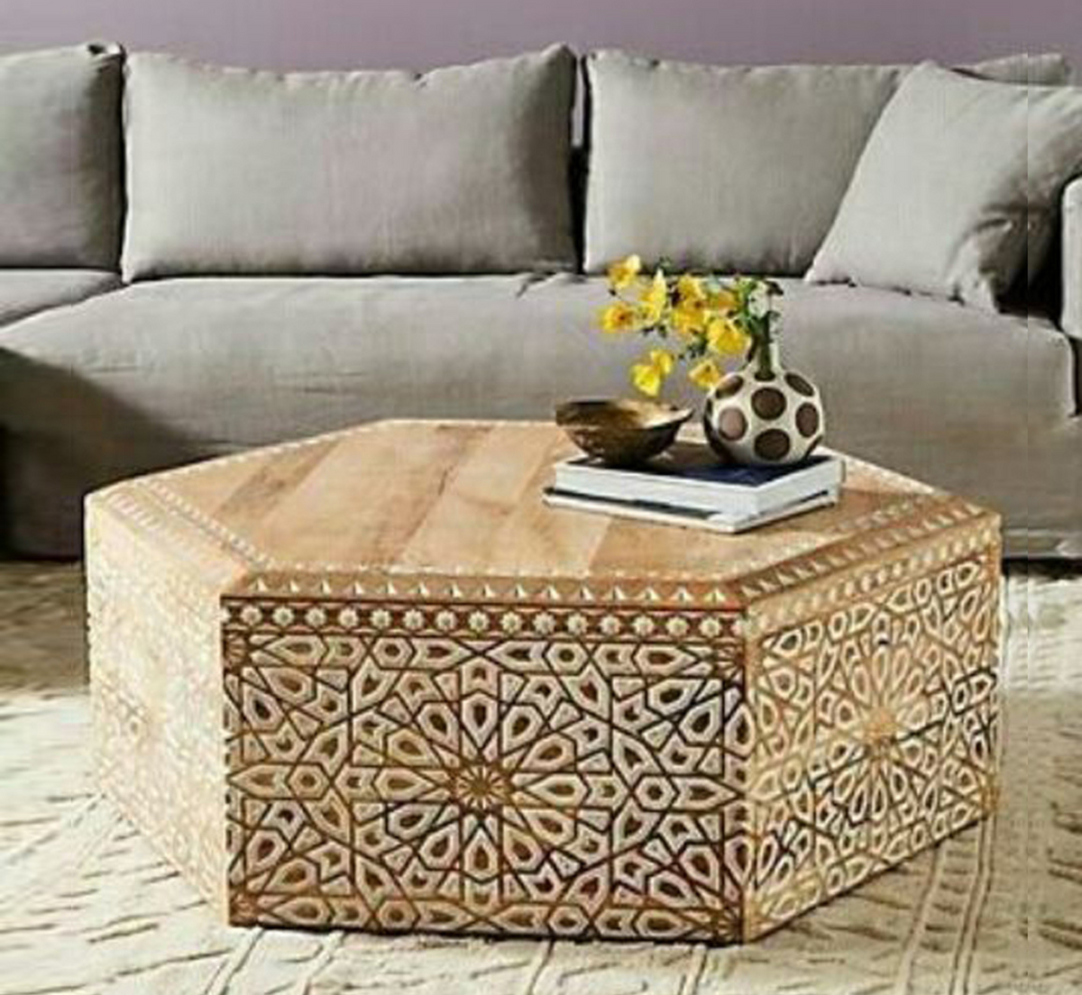 Aakrit Wooden Centre Table