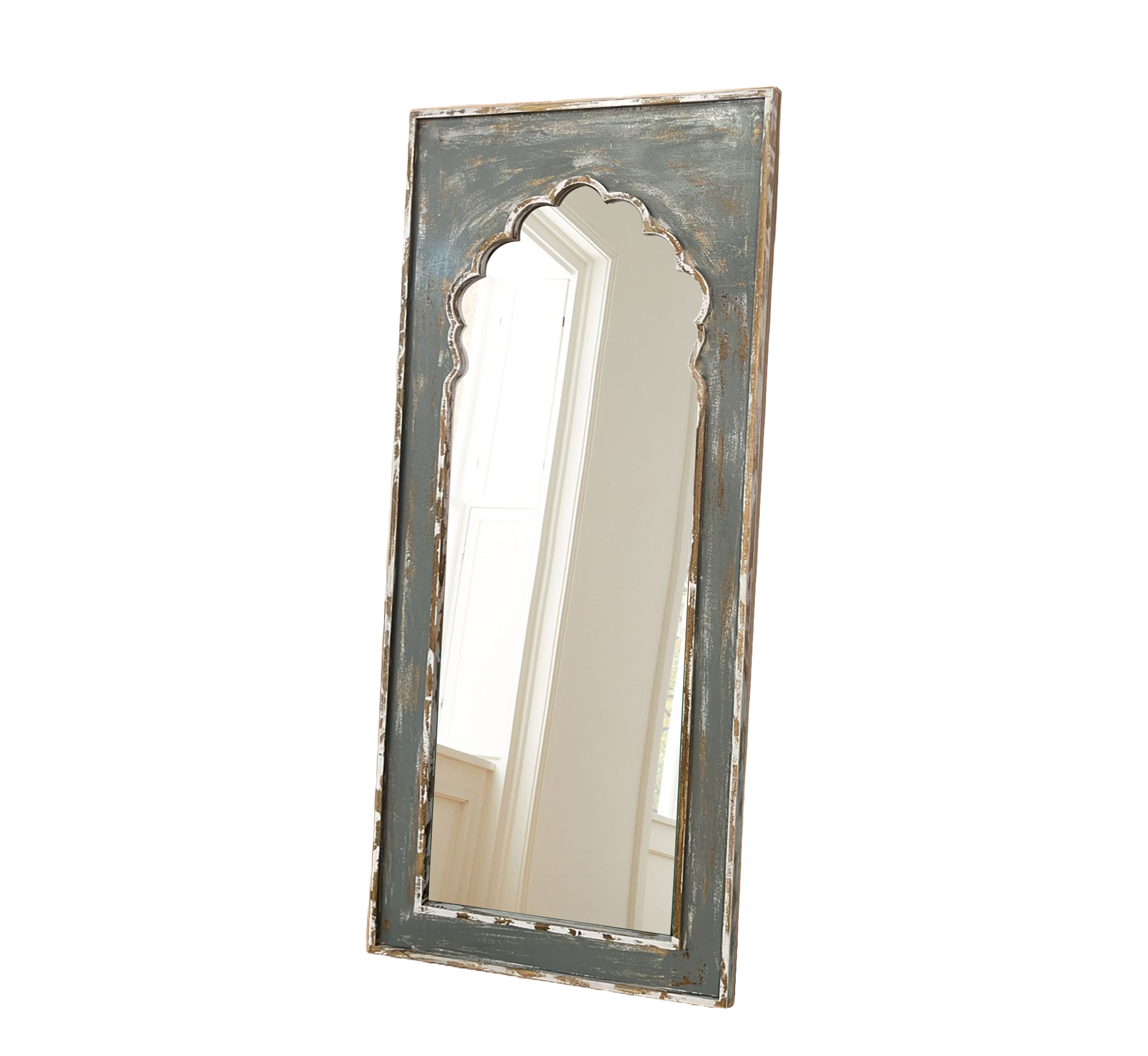 Jharokha Wooden 6FT Mirror