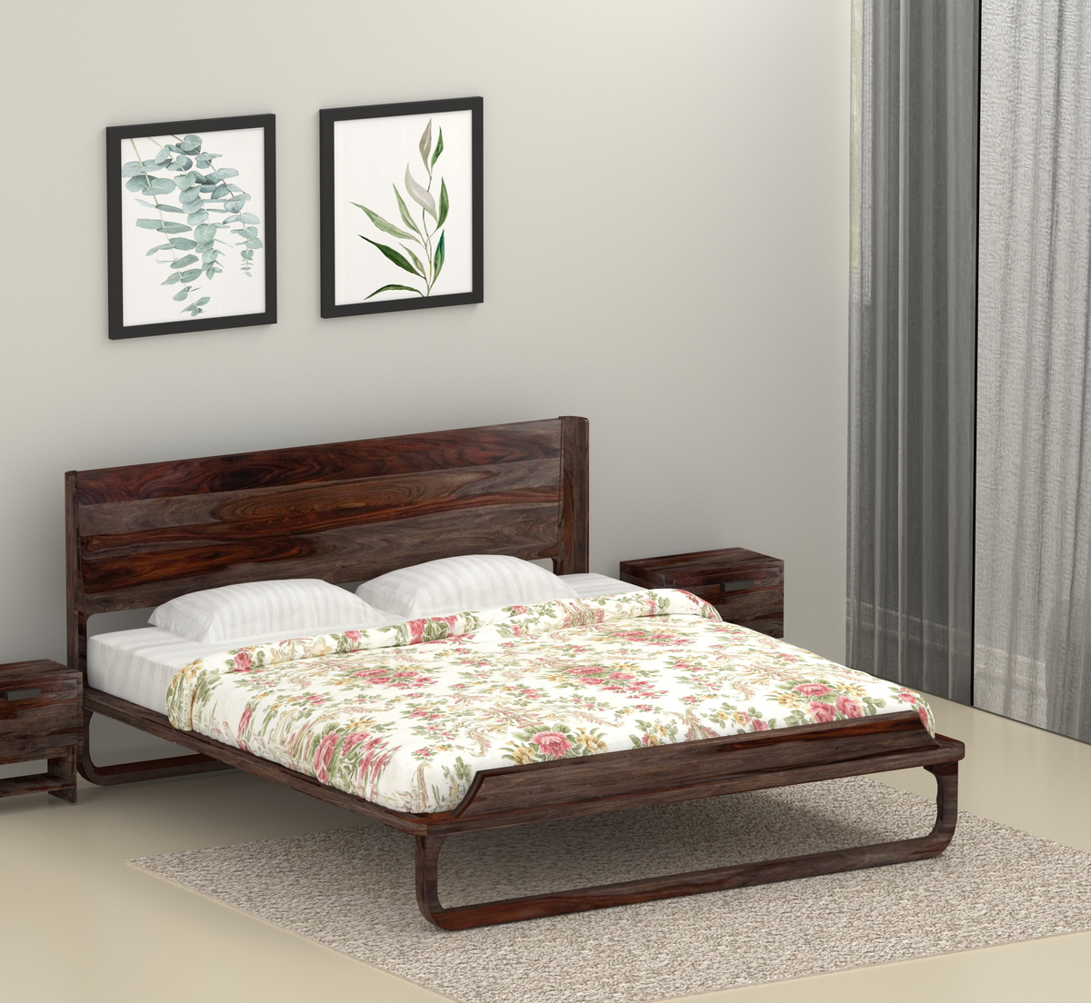 Elevate 100% Solid Wood Bed